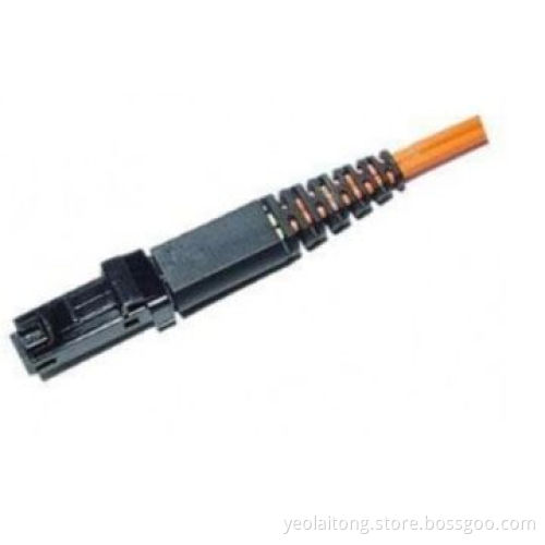 MTRJ fiber patch cord, active device termination